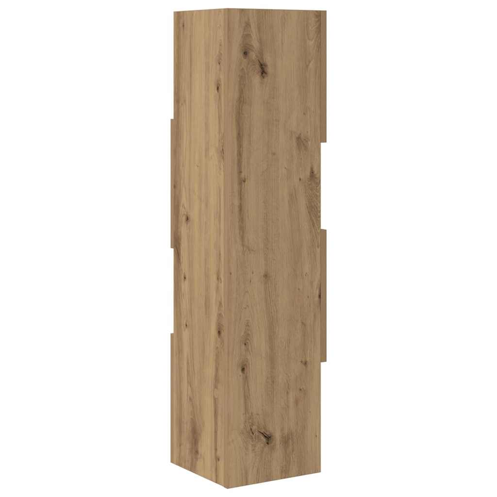 Corner Cabinet White 25,5x25x102cm Engineered Wood