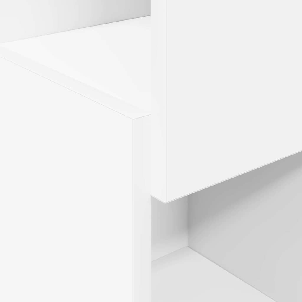 Corner Cabinet White 25,5x25x80cm Engineered Wood