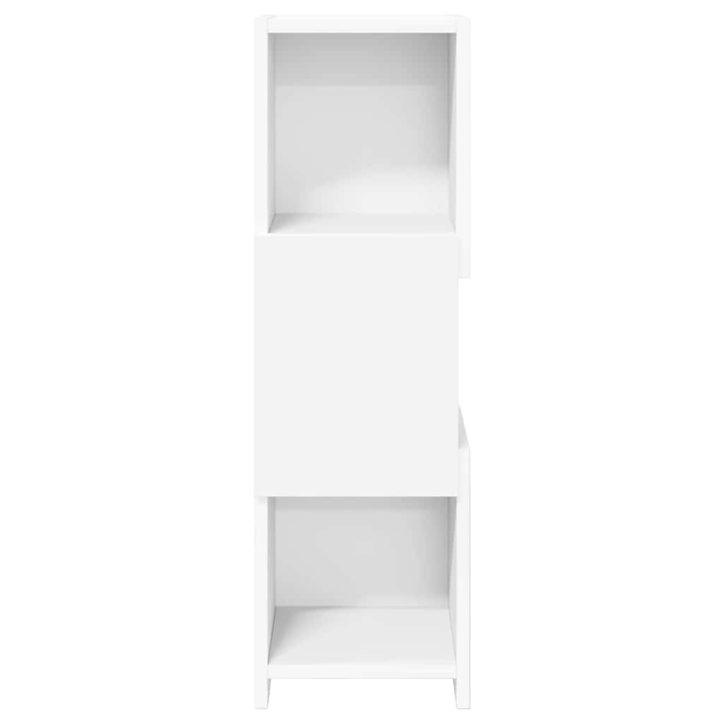 Corner Cabinet White 25,5x25x80cm Engineered Wood