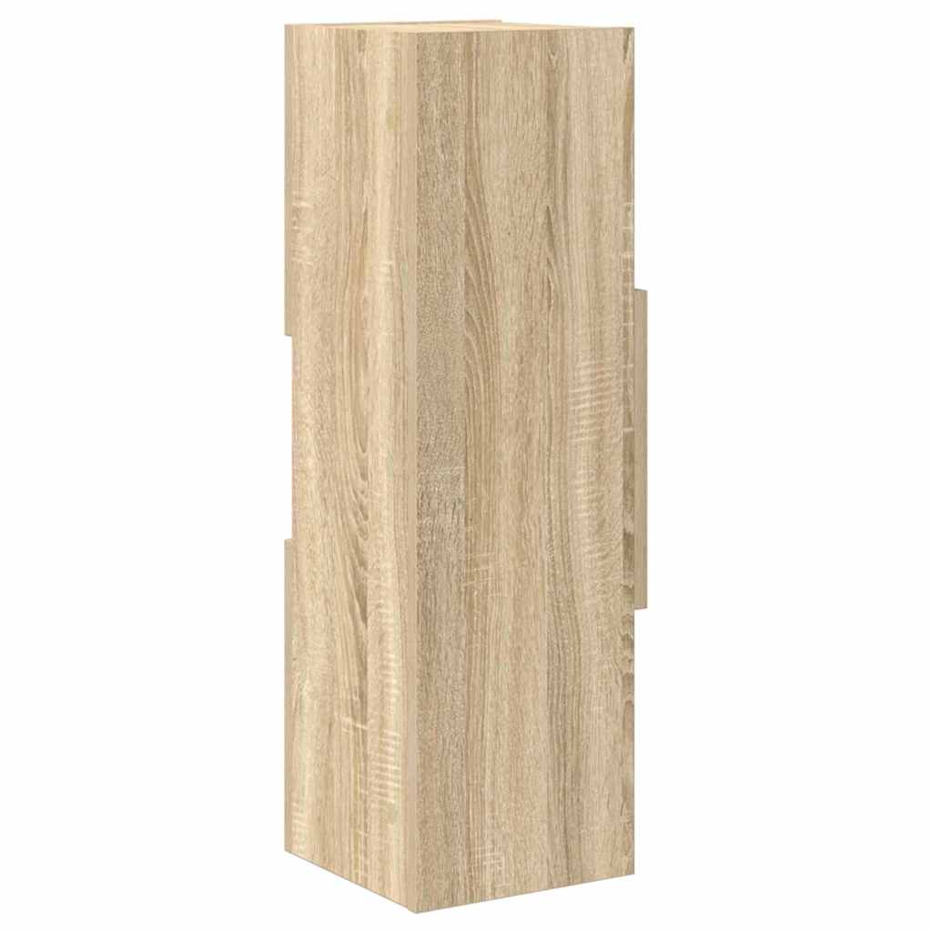 Corner Cabinet White 25,5x25x80cm Engineered Wood