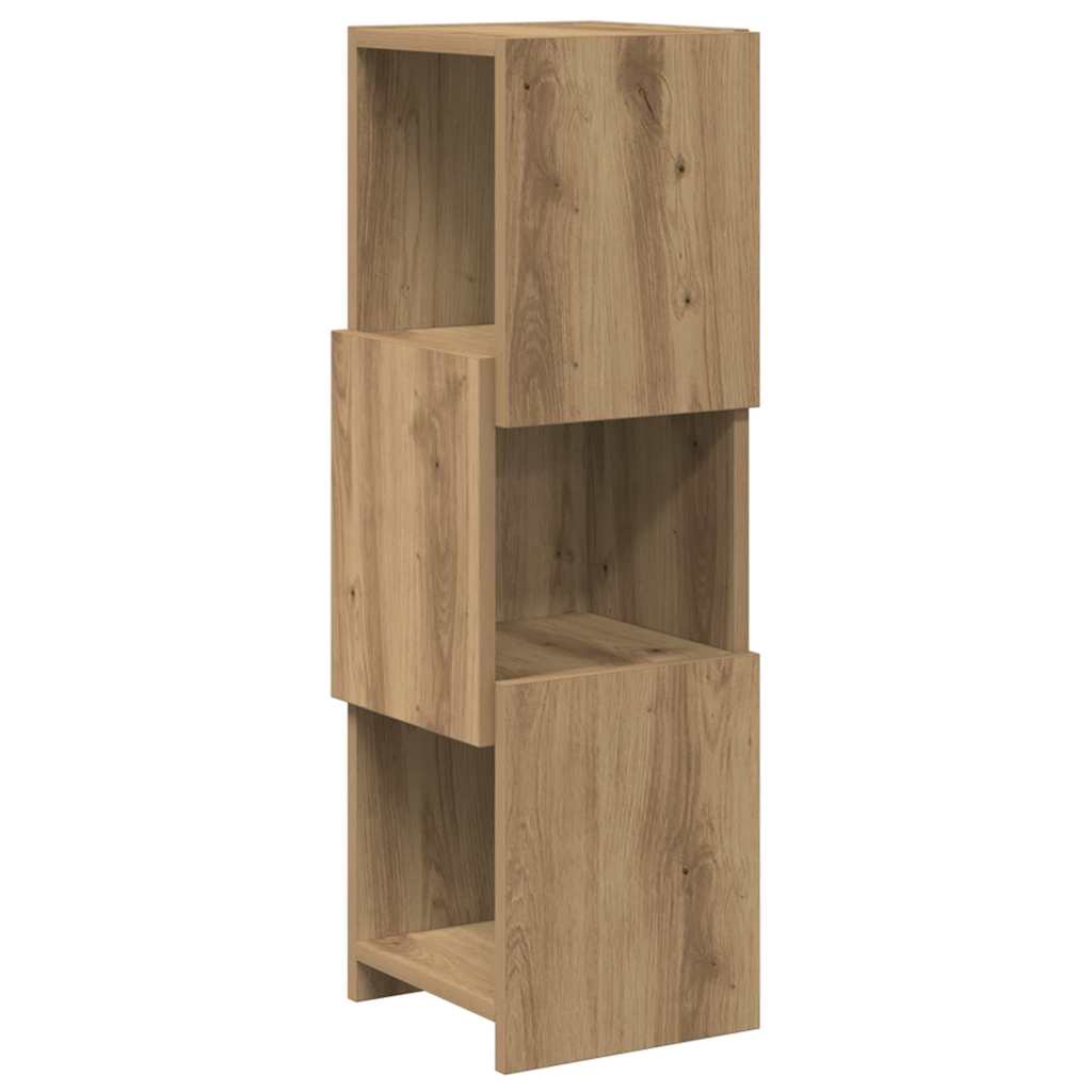 Corner Cabinet White 25,5x25x80cm Engineered Wood