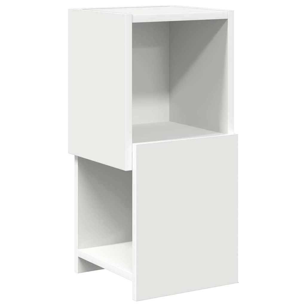 Corner Cabinet White 25,5x25x55cm Engineered Wood