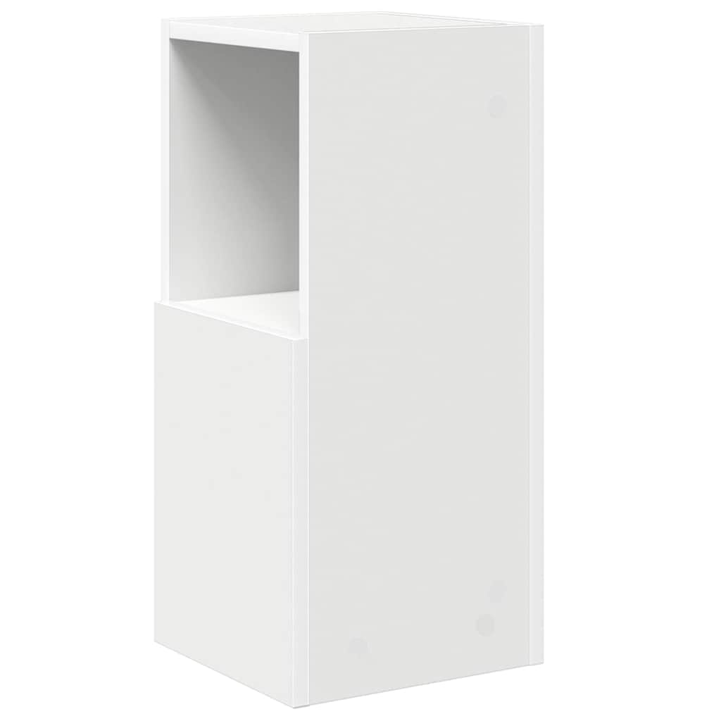 Corner Cabinet White 25,5x25x55cm Engineered Wood