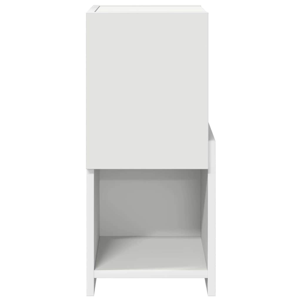 Corner Cabinet White 25,5x25x55cm Engineered Wood
