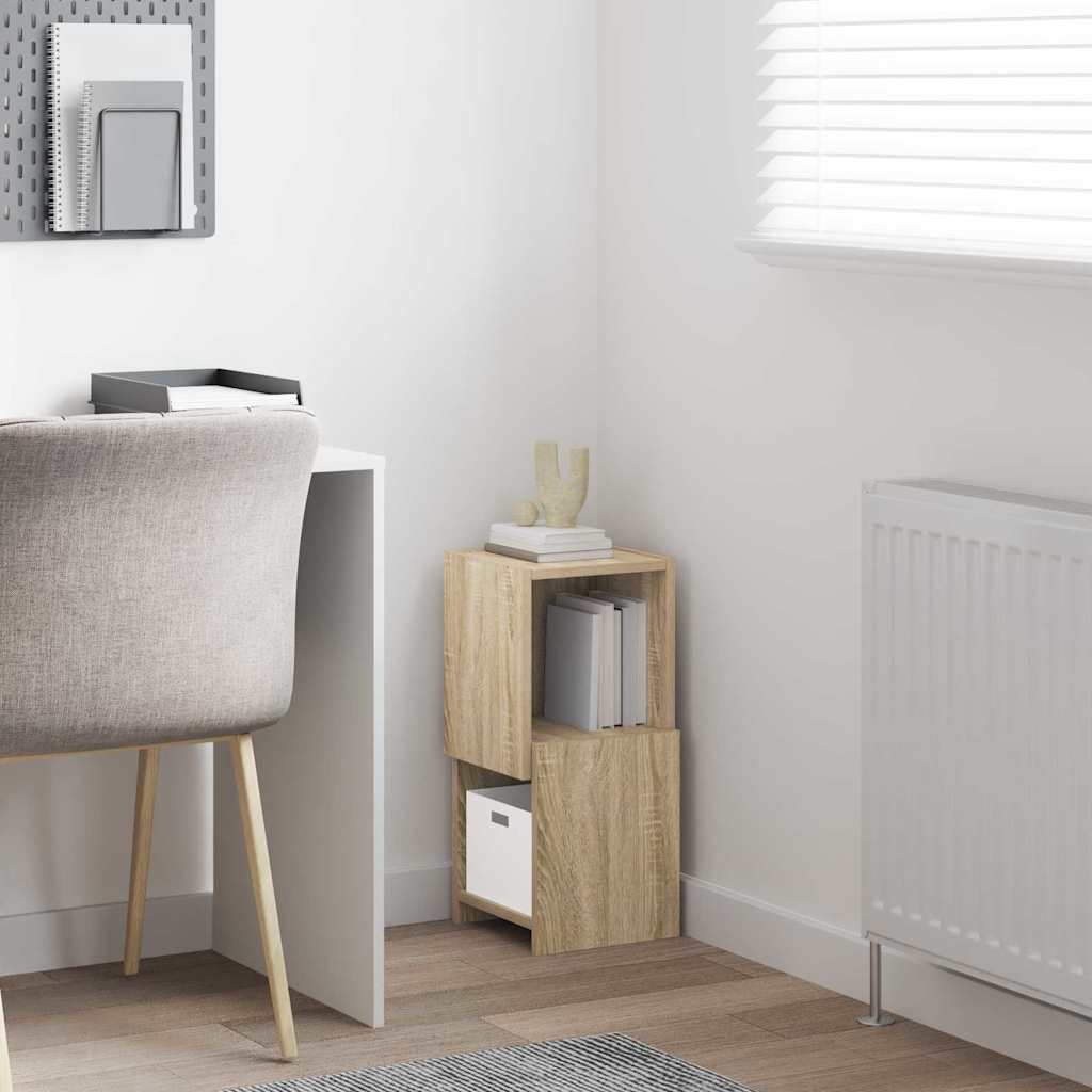 Corner Cabinet White 25,5x25x55cm Engineered Wood