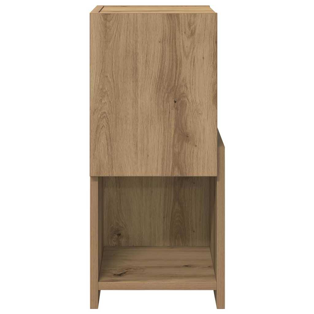 Corner Cabinet White 25,5x25x55cm Engineered Wood