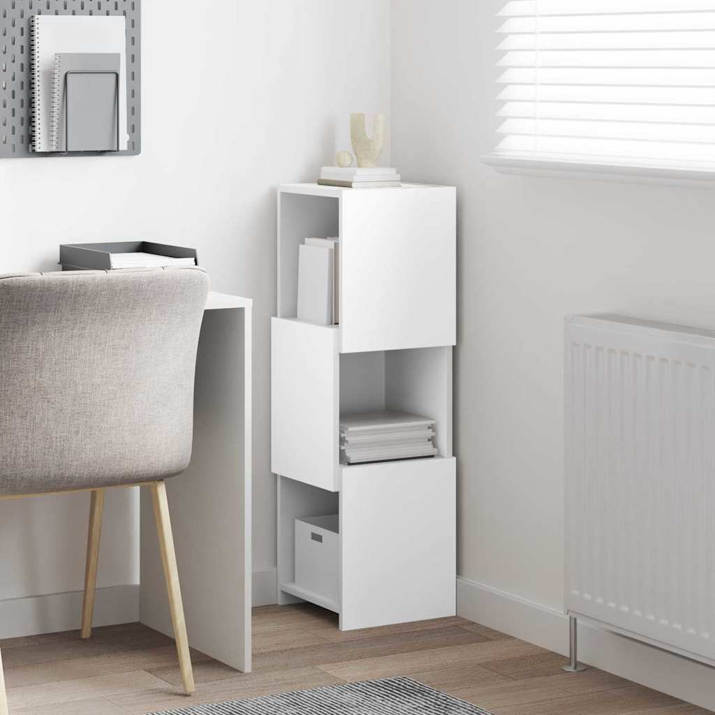 Corner Cabinet White 30,5x30x95cm Engineered Wood