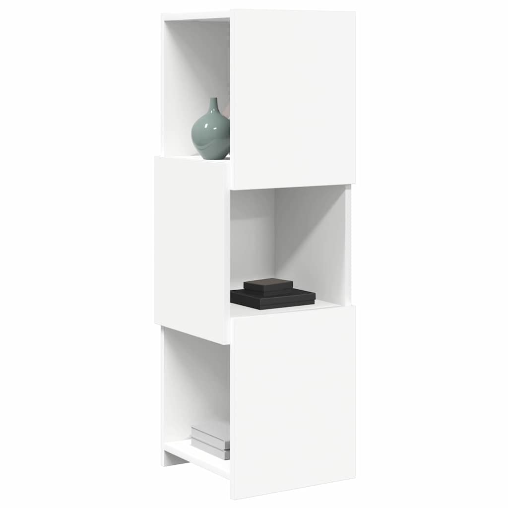 Corner Cabinet White 30,5x30x95cm Engineered Wood