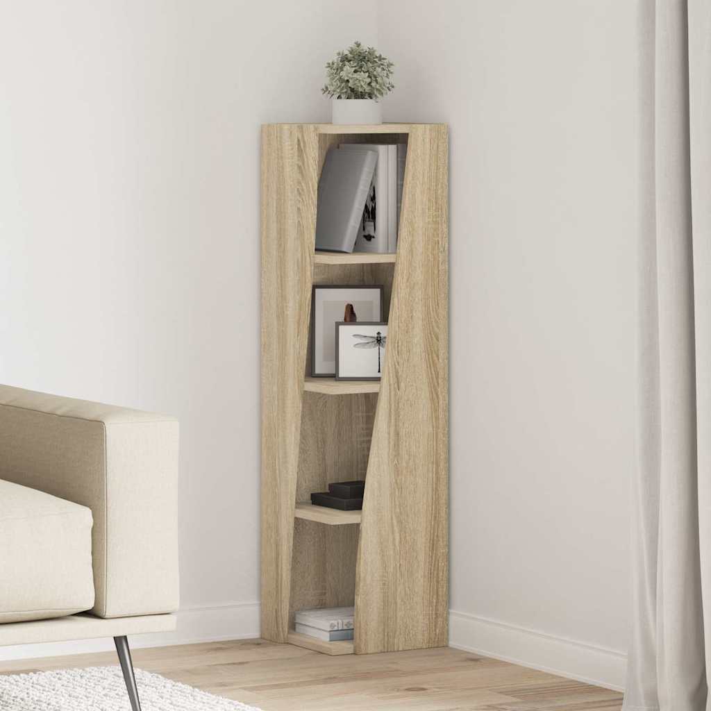 Corner Cabinet White 27,5x27x102cm Engineered Wood