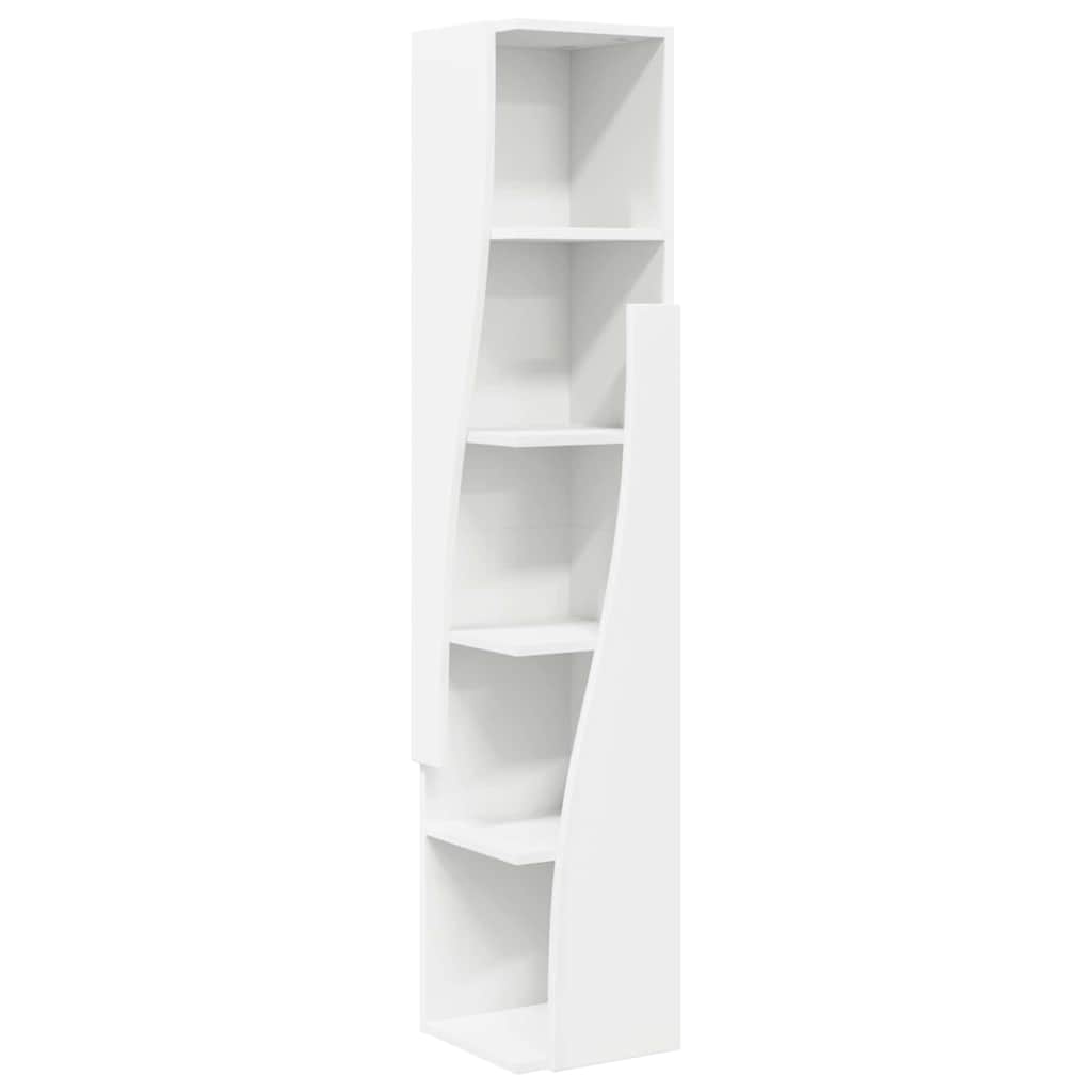 Corner Cabinet White 27,5x27x140cm Engineered Wood