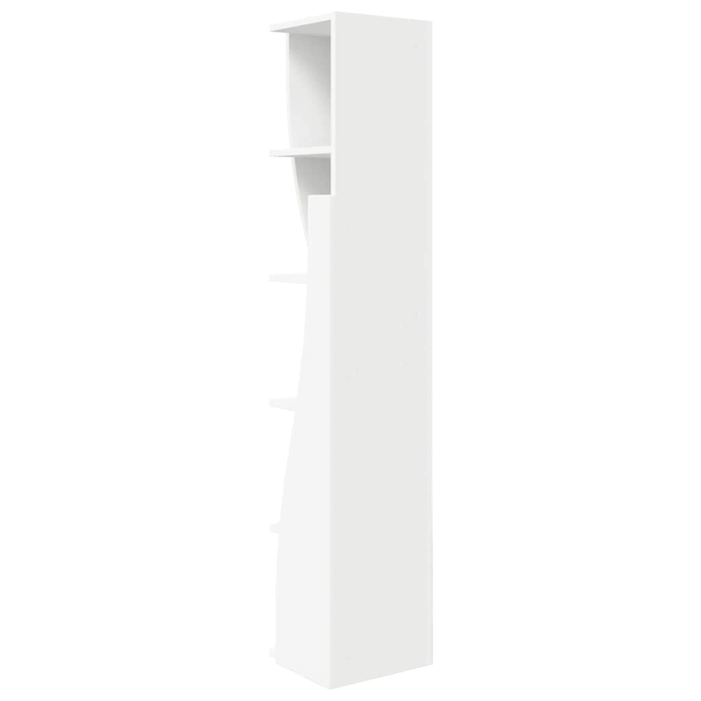 Corner Cabinet White 27,5x27x140cm Engineered Wood
