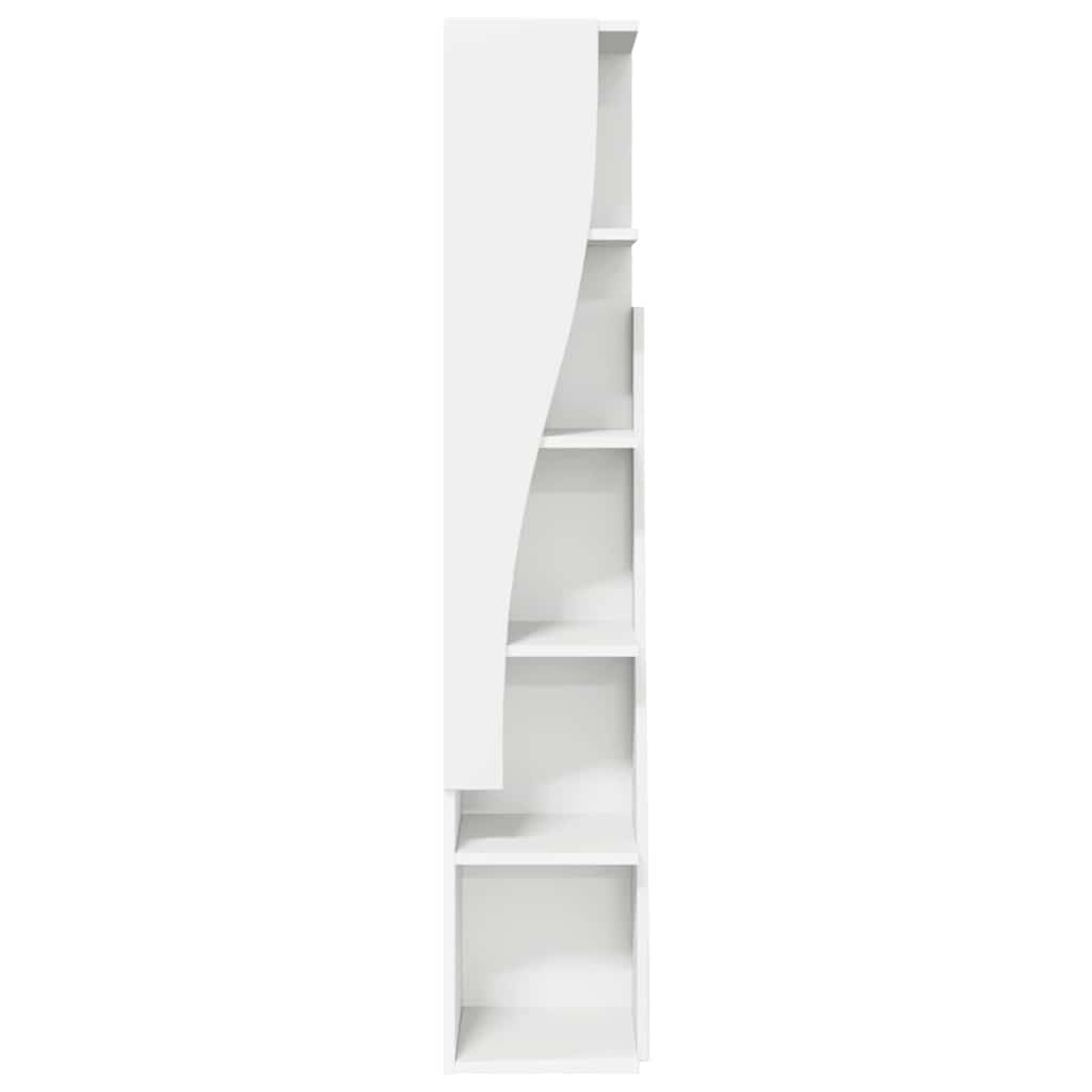 Corner Cabinet White 27,5x27x140cm Engineered Wood