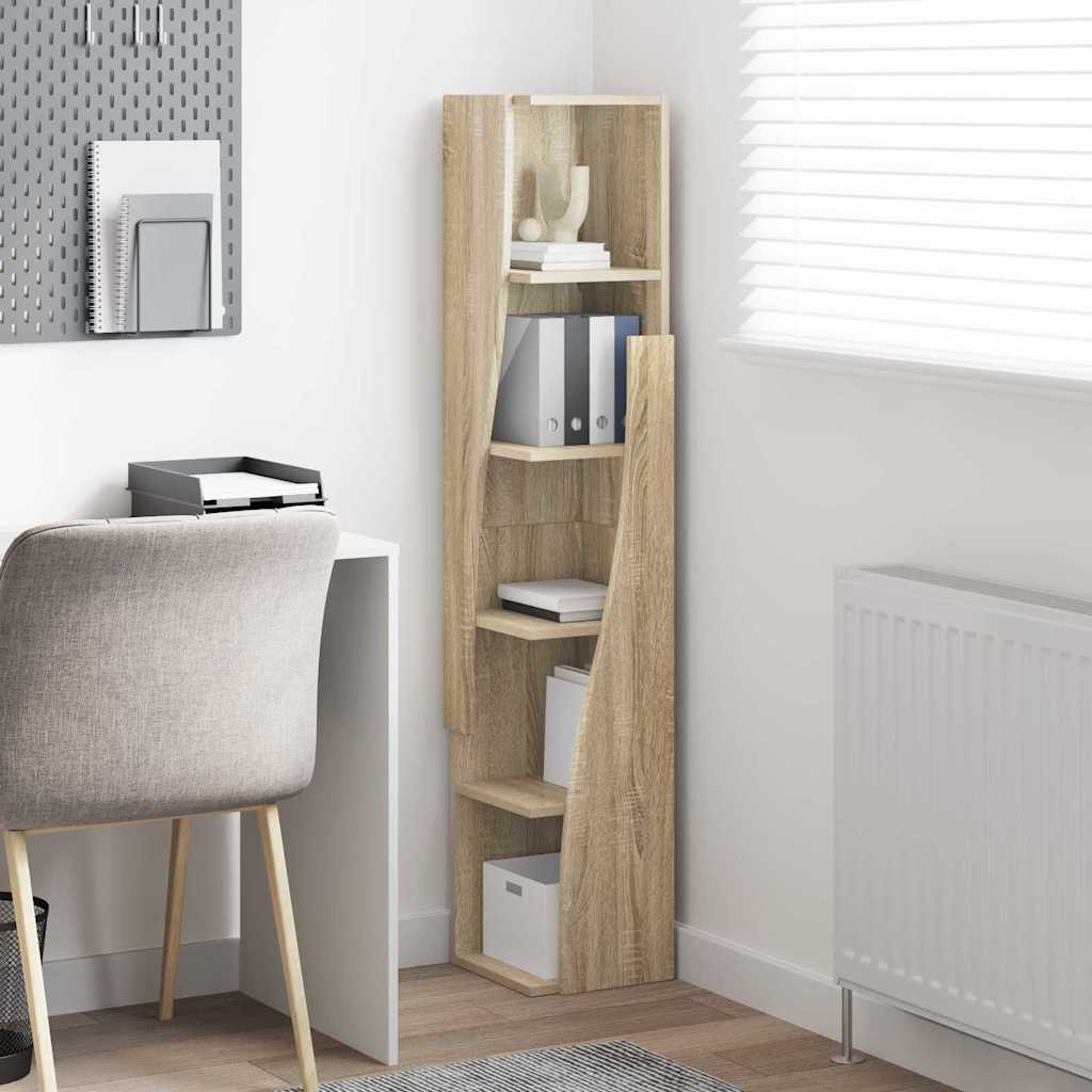 Corner Cabinet White 27,5x27x140cm Engineered Wood