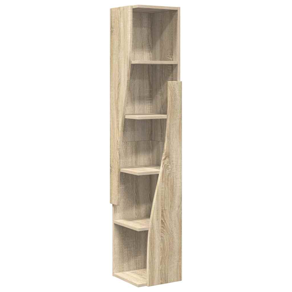 Corner Cabinet White 27,5x27x140cm Engineered Wood