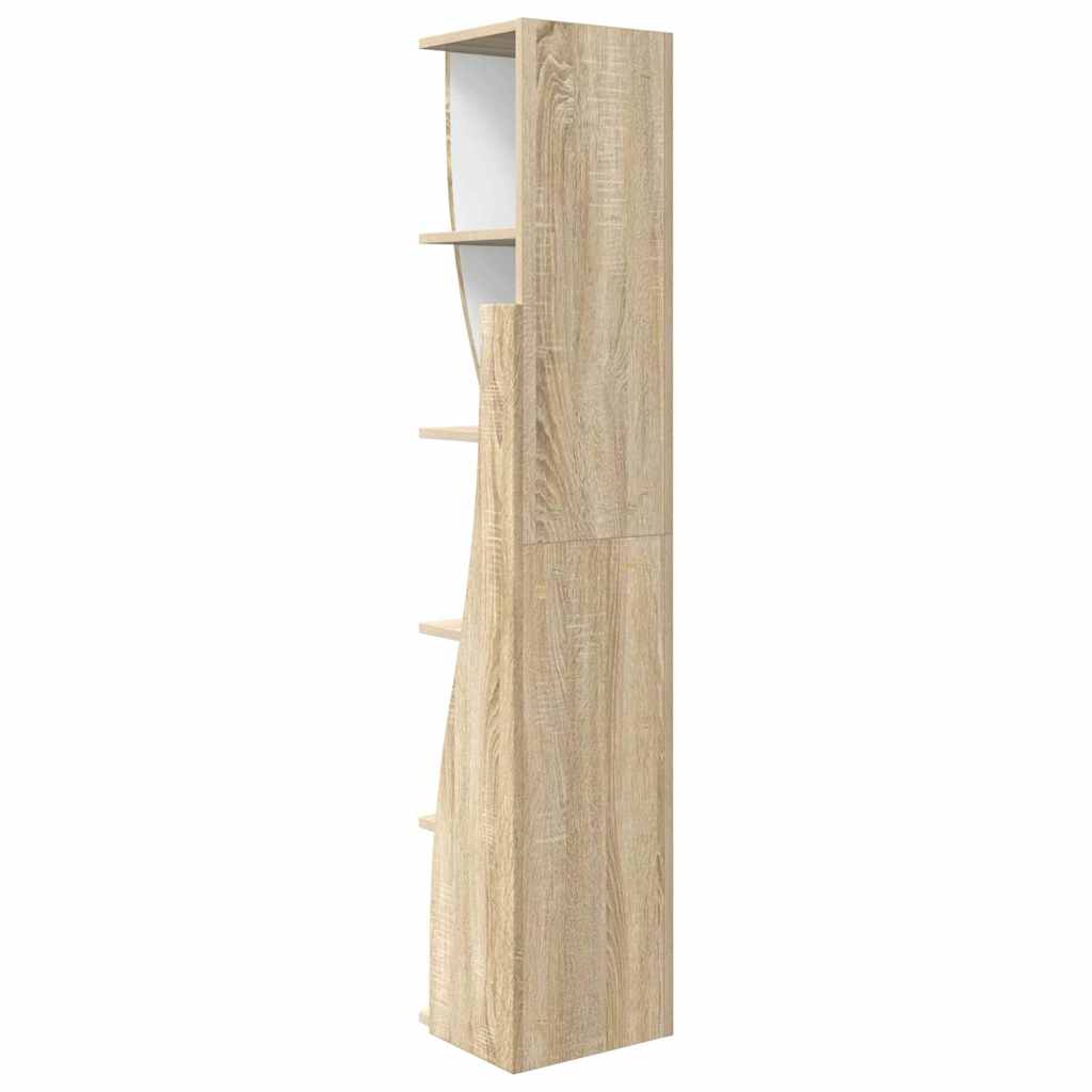 Corner Cabinet White 27,5x27x140cm Engineered Wood