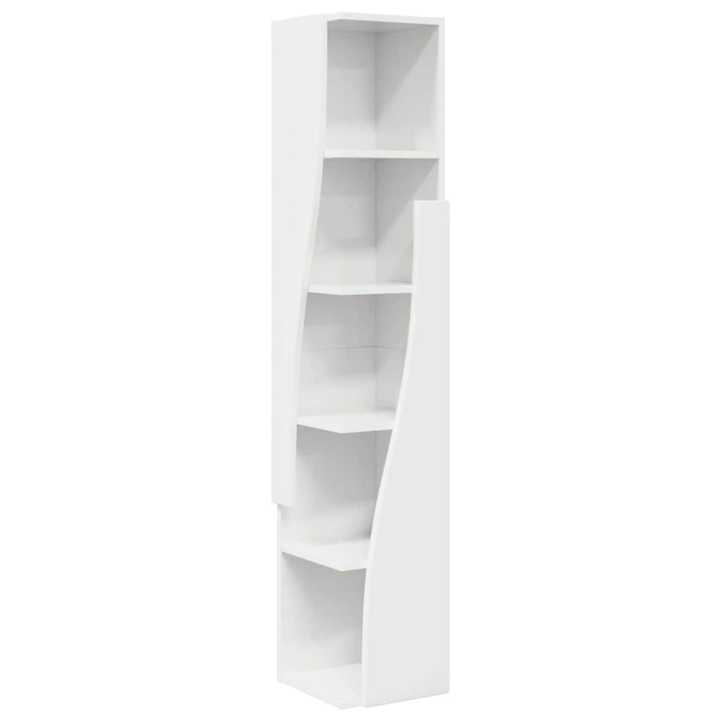 Corner Cabinet White 27,5x27x140cm Engineered Wood