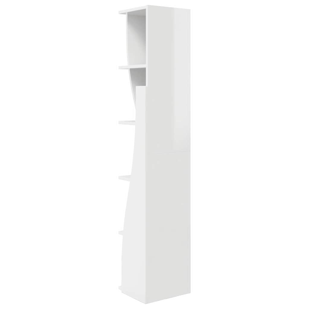 Corner Cabinet White 27,5x27x140cm Engineered Wood