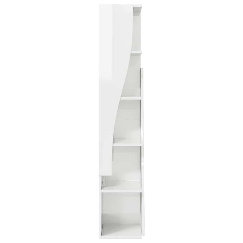 Corner Cabinet White 27,5x27x140cm Engineered Wood