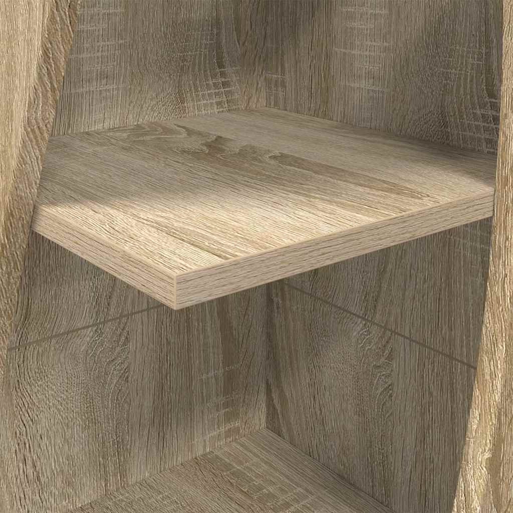 Corner Cabinet White 32x32x140cm Engineered Wood