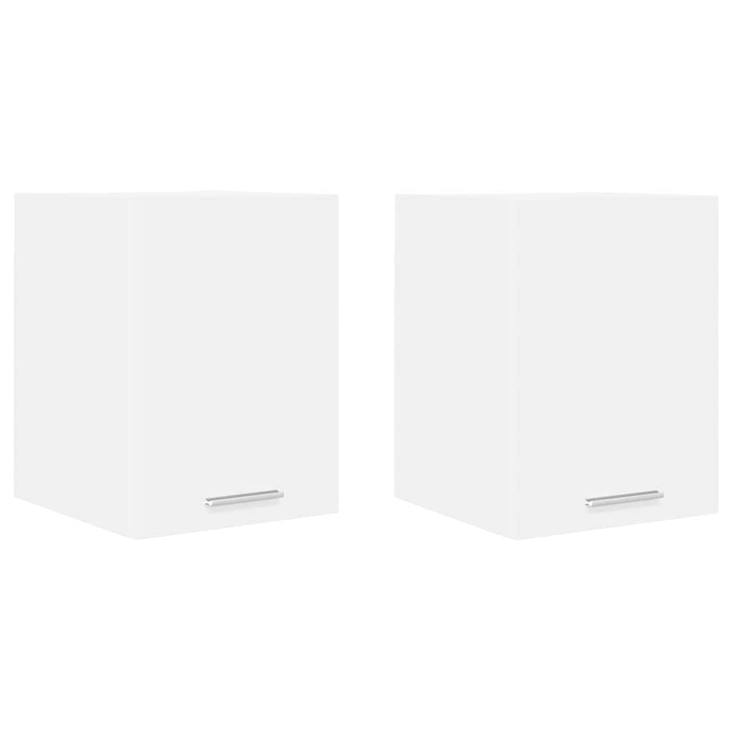 Hanging Cabinet with Storage Riga 2 pcs White 30 x 31 x 40 cm