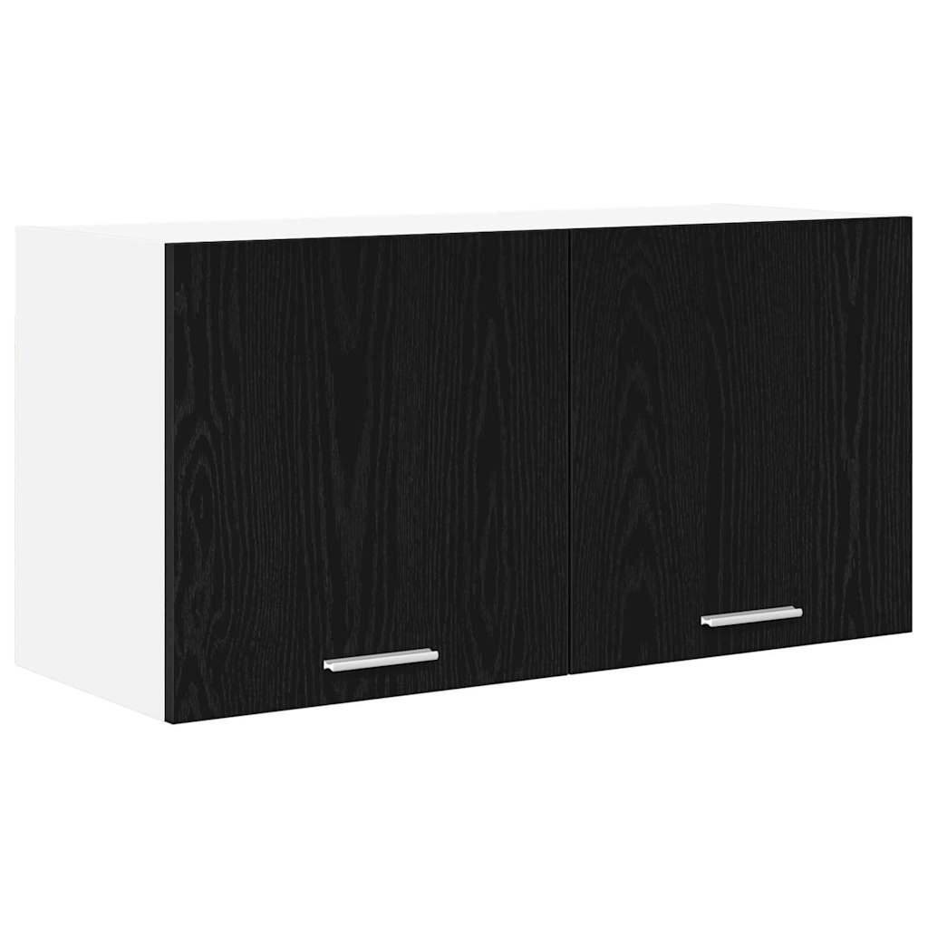 Hanging Cabinet Riga Black Oak 80 x 31 x 40 cm Engineered Wood
