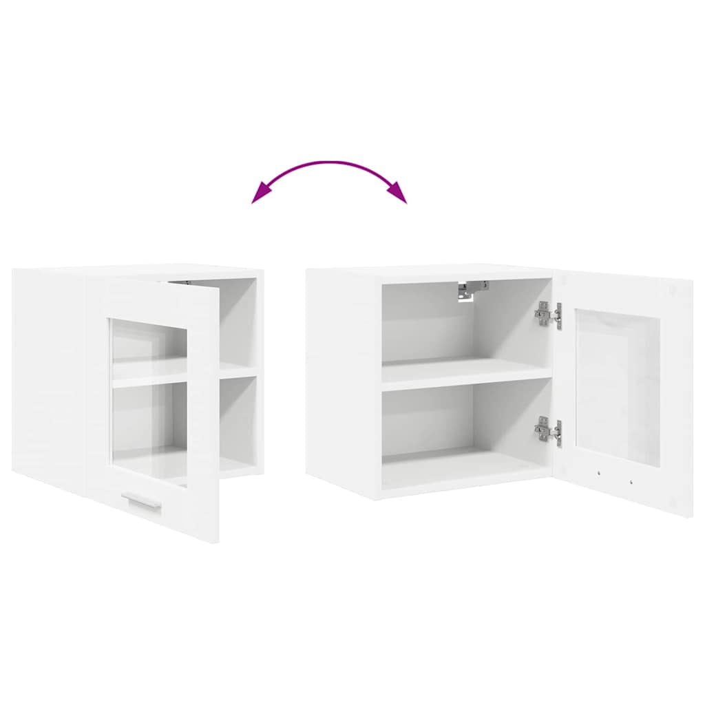 Hanging Cabinet Riga White 40 x 31 x 40 cm Engineered Wood