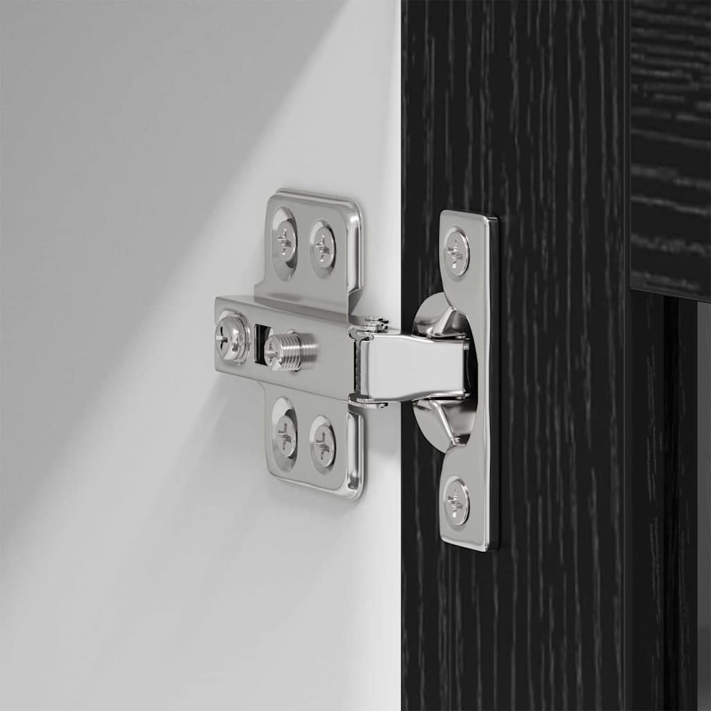 Hanging Cabinet with Door Riga 2 pcs Black Oak 40 x 31 x 40 cm