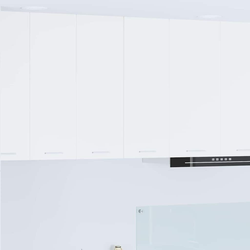 Hanging Cabinet with Storage Riga 2 pcs White 30 x 31 x 80 cm