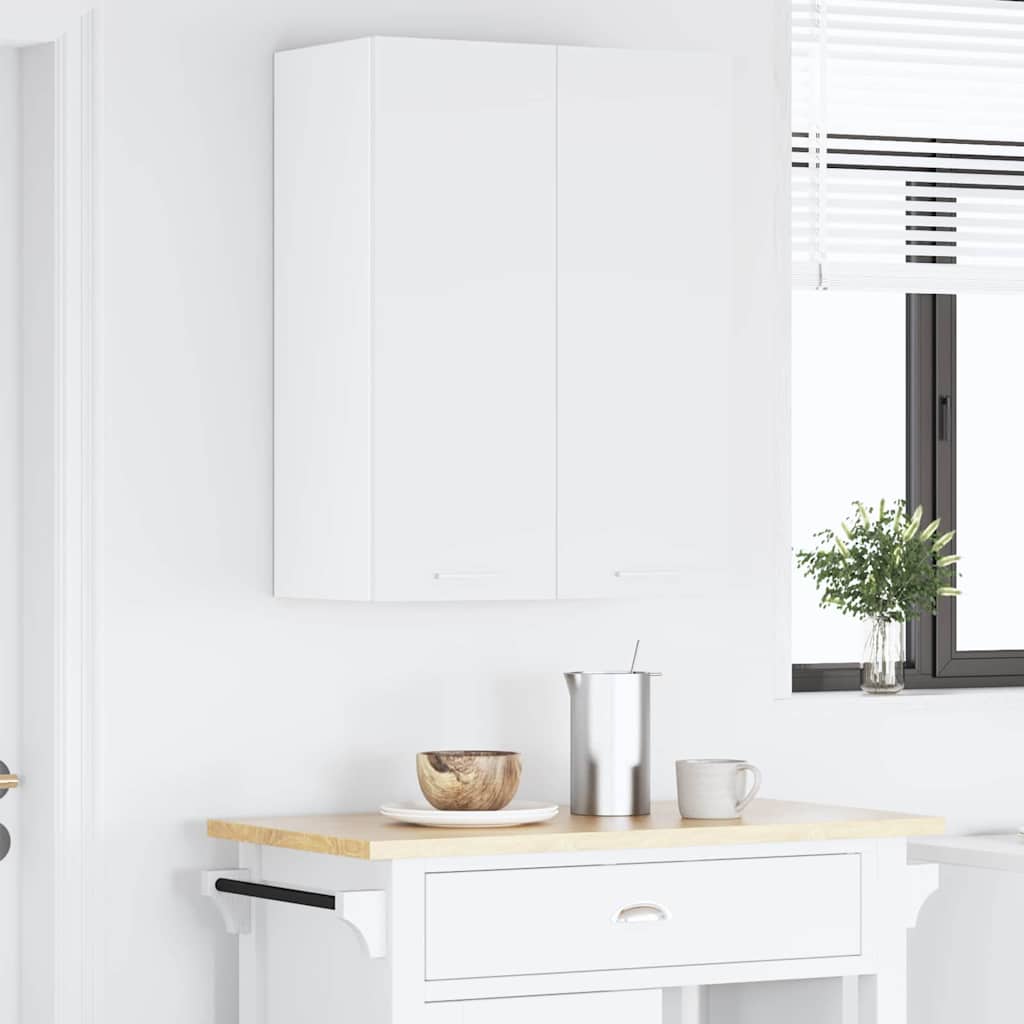 Hanging Cabinet Riga White 60 x 31 x 80 cm Engineered Wood