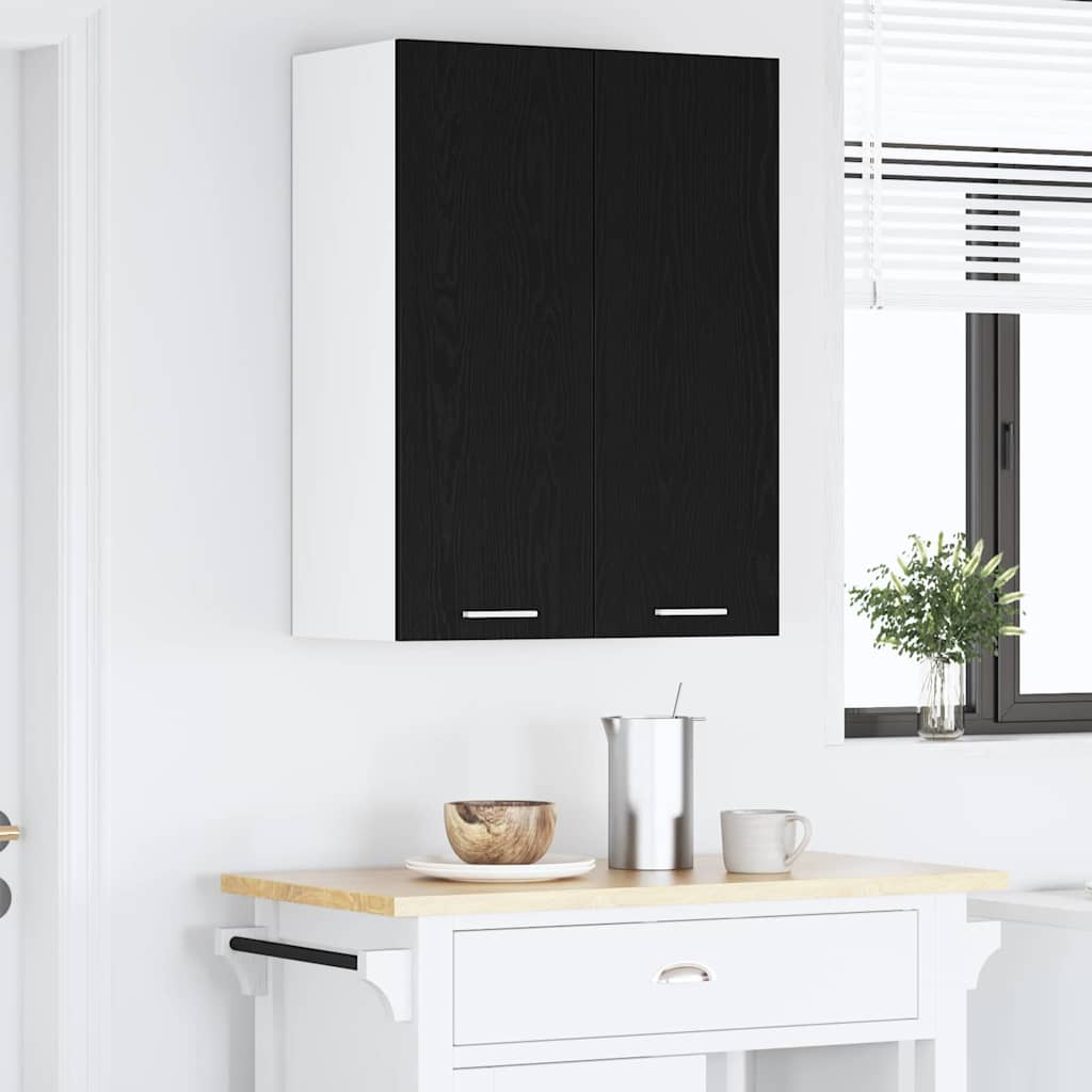 Hanging Cabinet Riga Black Oak 60 x 31 x 80 cm Engineered Wood