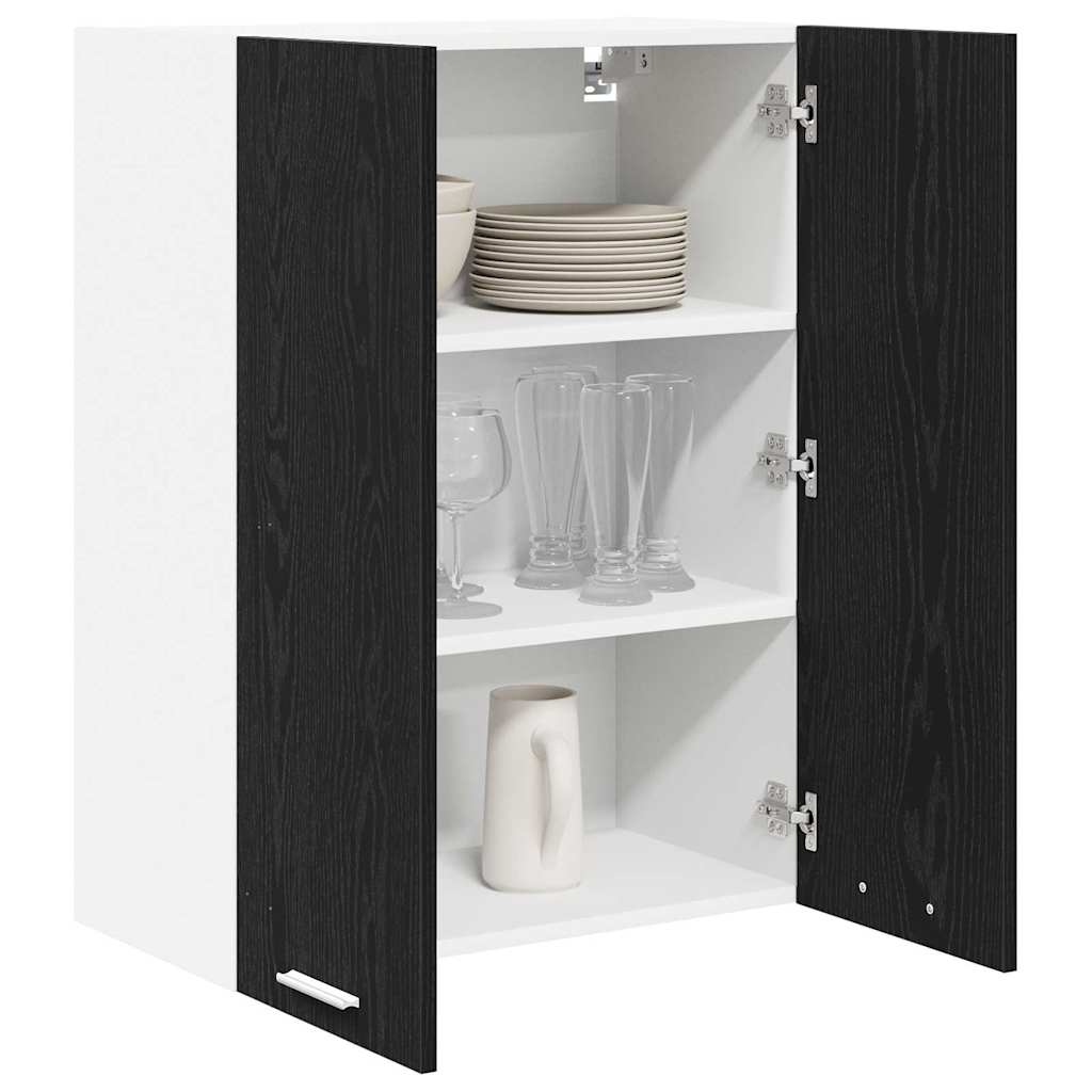 Hanging Cabinet Riga Black Oak 60 x 31 x 80 cm Engineered Wood