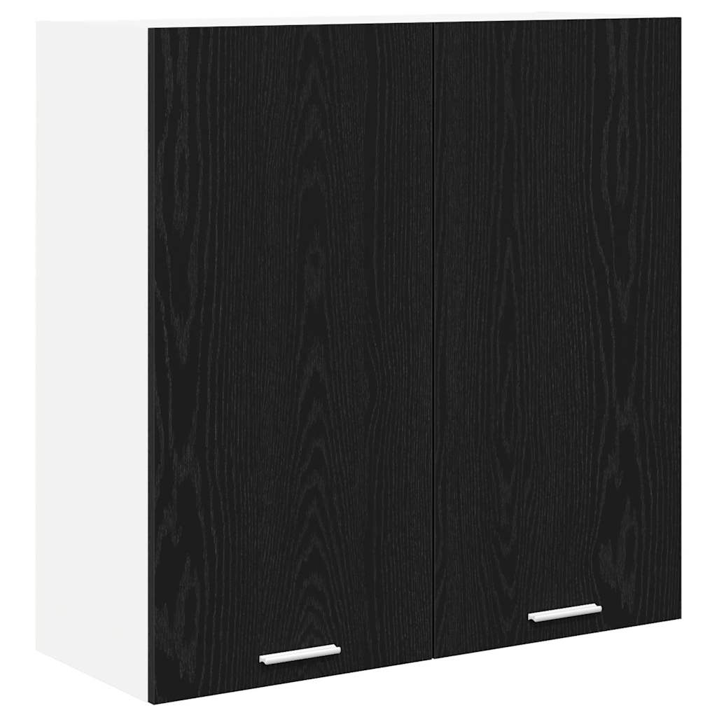Hanging Cabinet Riga Black Oak 80 x 31 x 80 cm Engineered Wood