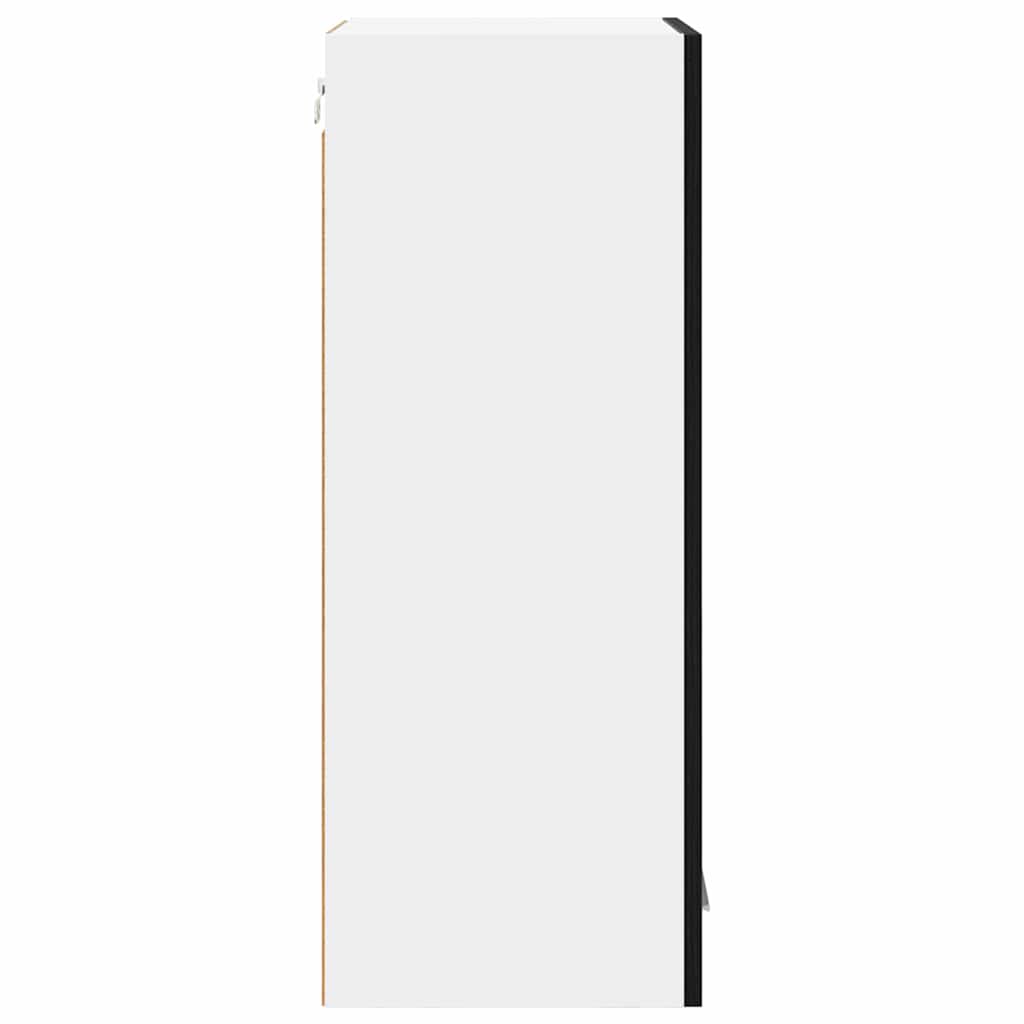 Hanging Cabinet with Door Riga 2 pcs Black Oak 40 x 31 x 80 cm