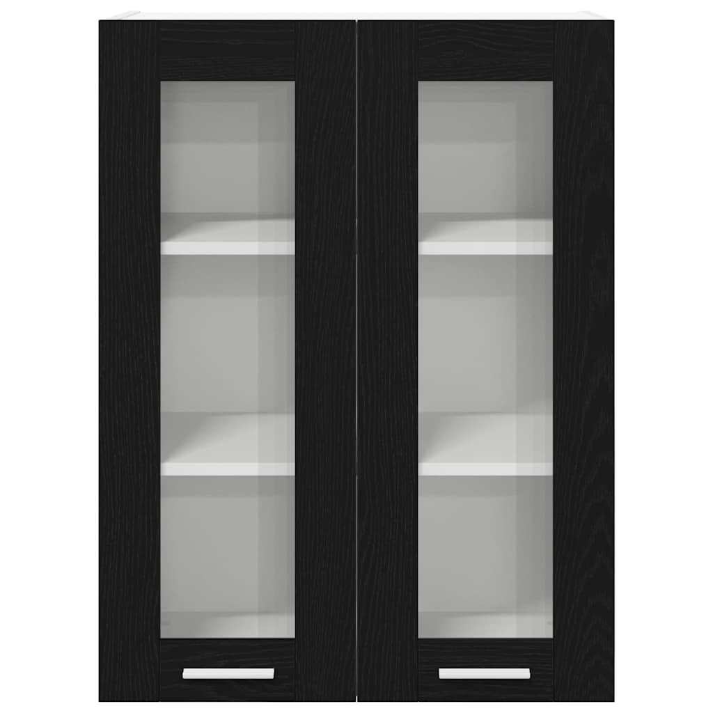 Hanging Cabinet Riga Black Oak 60 x 31 x 80 cm Engineered Wood