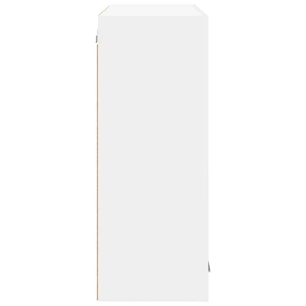 Hanging Cabinet Riga White 80 x 31 x 80 cm Engineered Wood