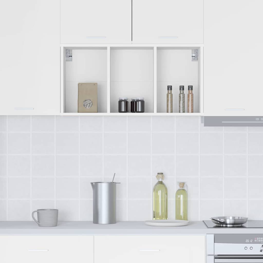 Hanging Cabinet Riga White 40 x 29,5 x 80 cm Engineered Wood