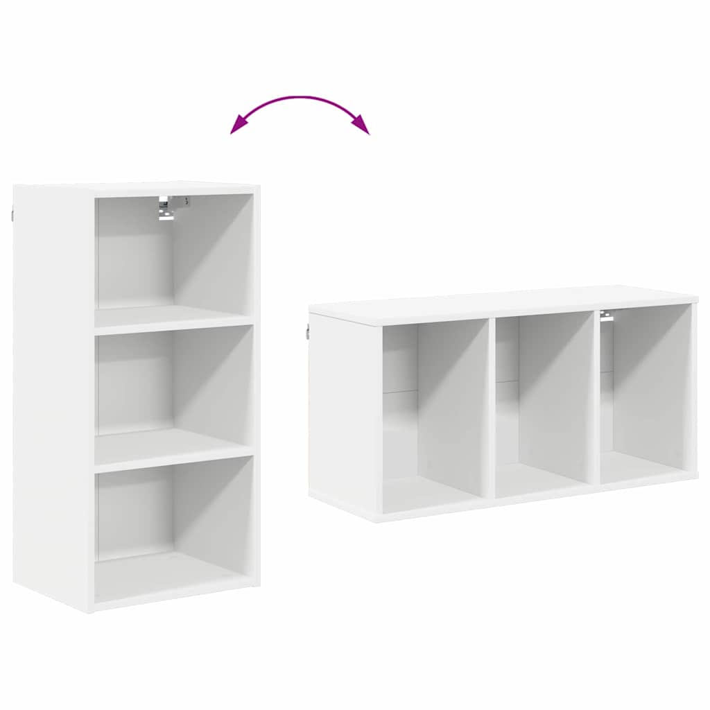 Hanging Cabinet Riga White 40 x 29,5 x 80 cm Engineered Wood