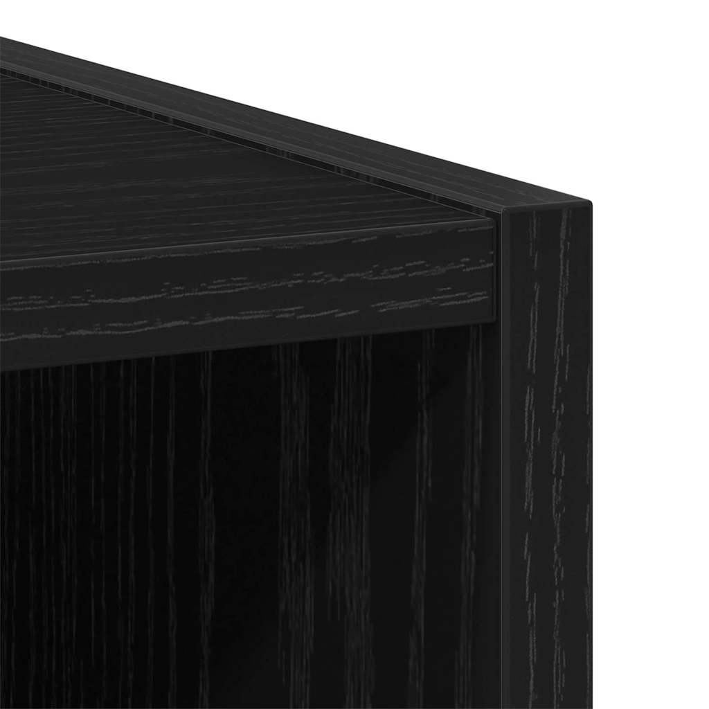 Hanging Cabinet with Storage Riga Black Oak 40 x 29,5 x 80 cm