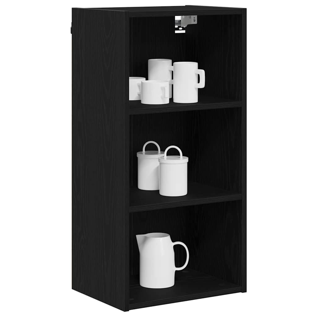 Hanging Cabinet with Storage Riga Black Oak 40 x 29,5 x 80 cm