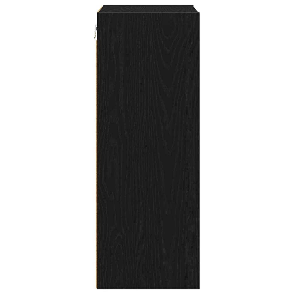 Hanging Cabinet with Storage Riga Black Oak 40 x 29,5 x 80 cm