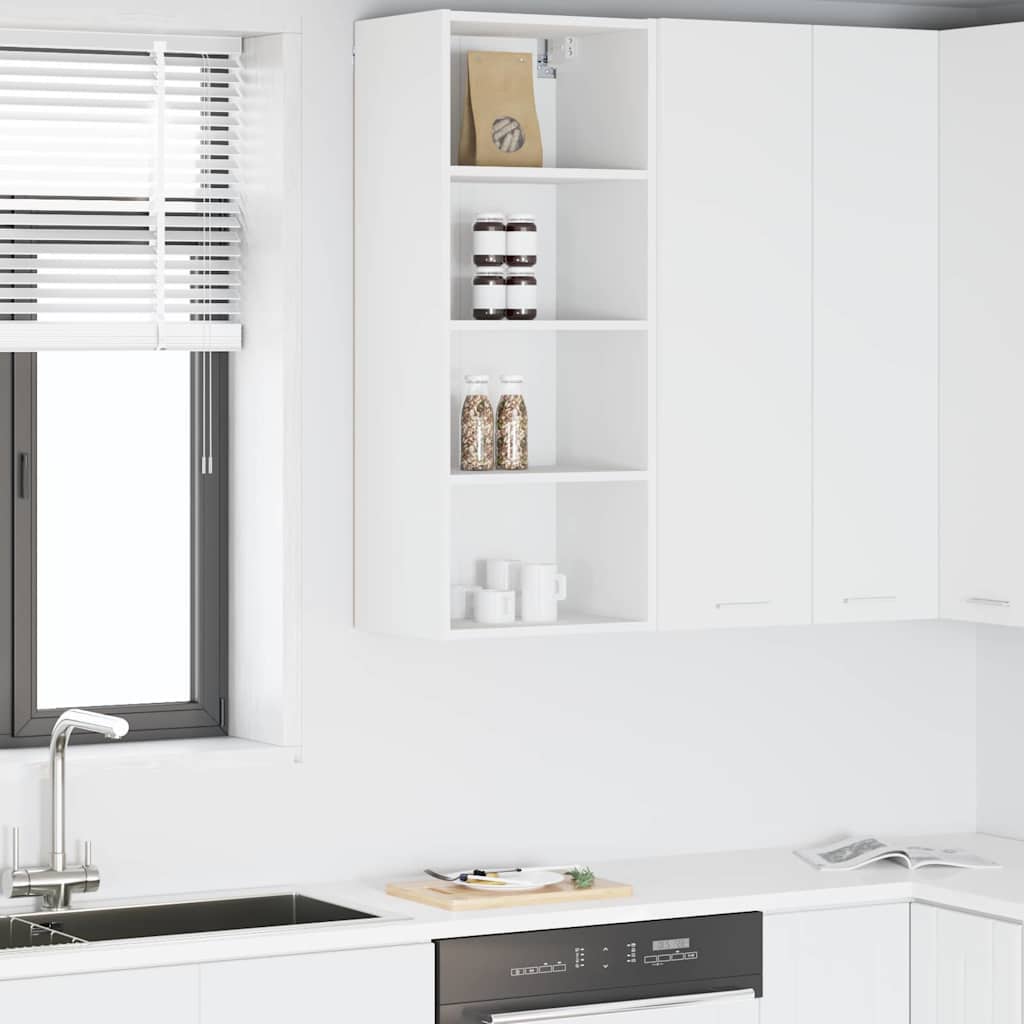 Hanging Cabinet Riga White 40 x 29,5 x 100 cm Engineered Wood
