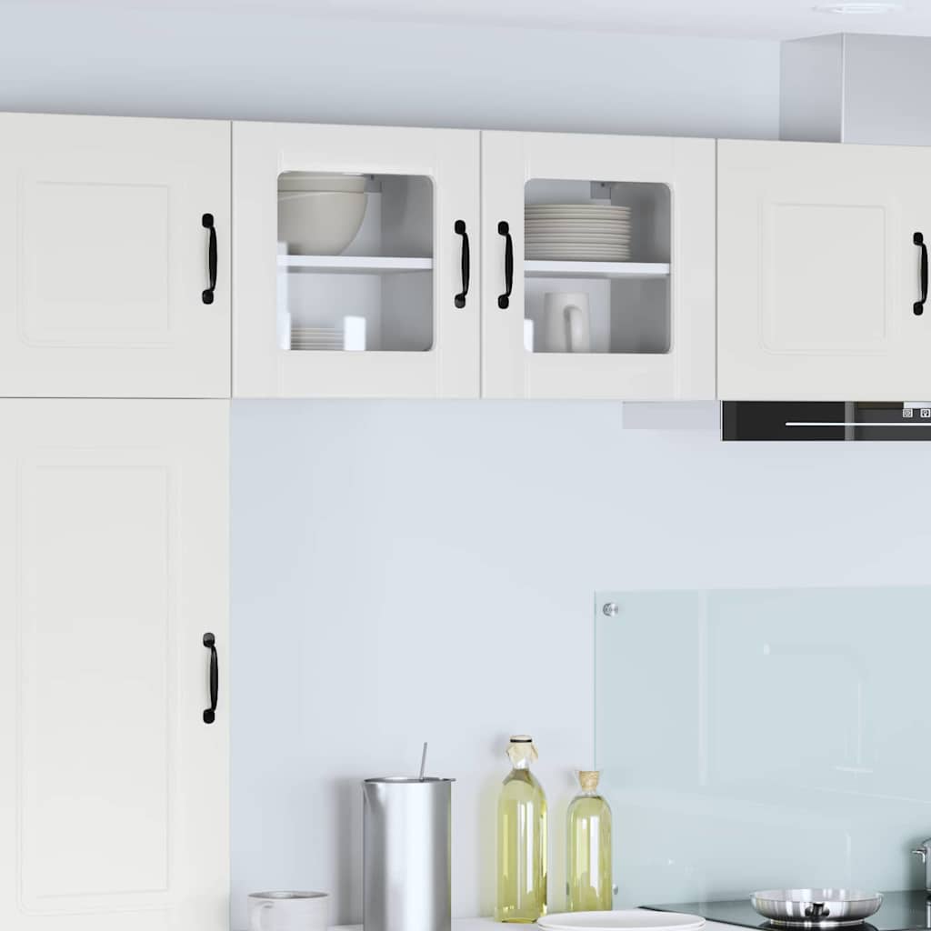 Kitchen Cabinet with Shelf High Gloss White 40 x 31 x 40 cm