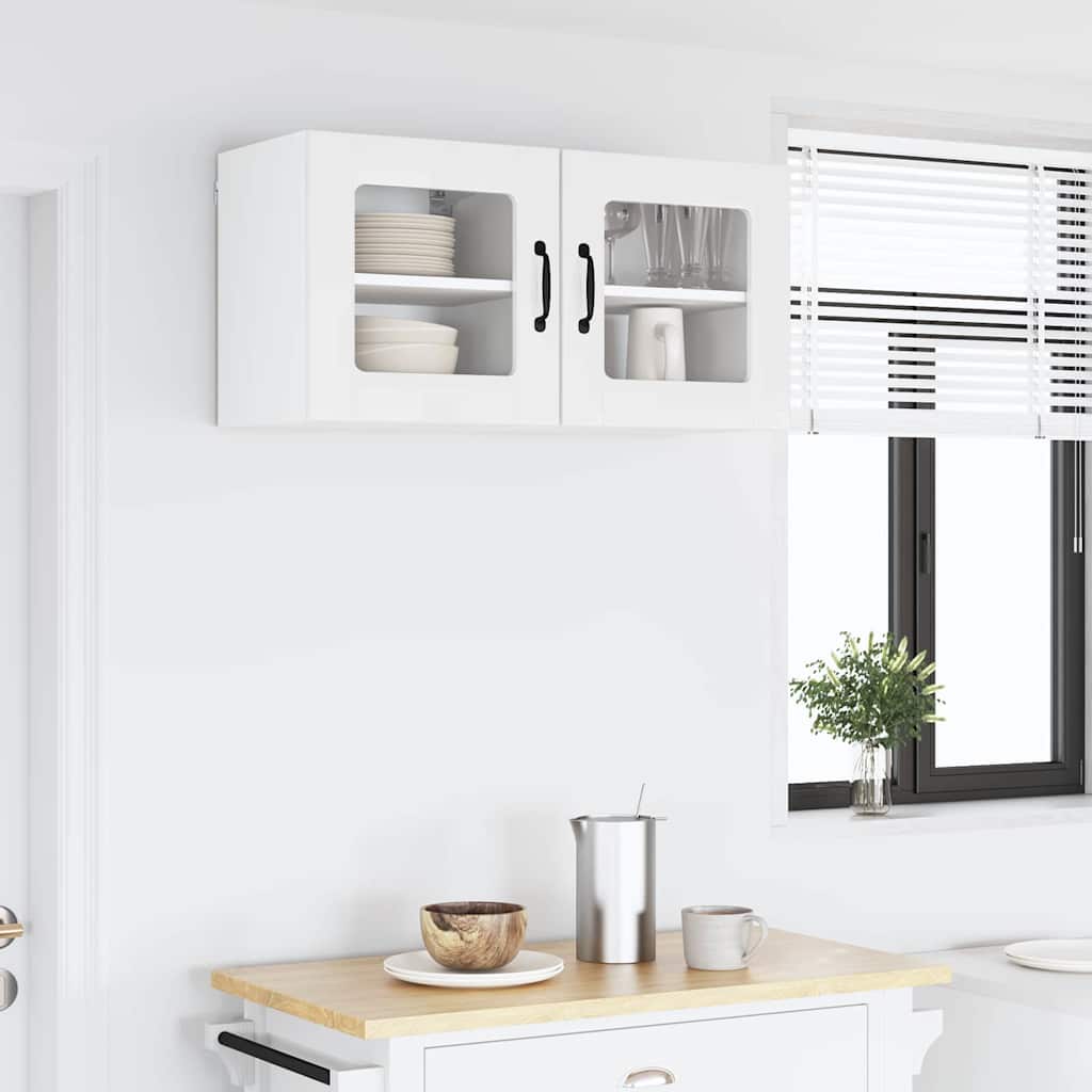 Kitchen Cabinet with Shelf High Gloss White 40 x 31 x 40 cm