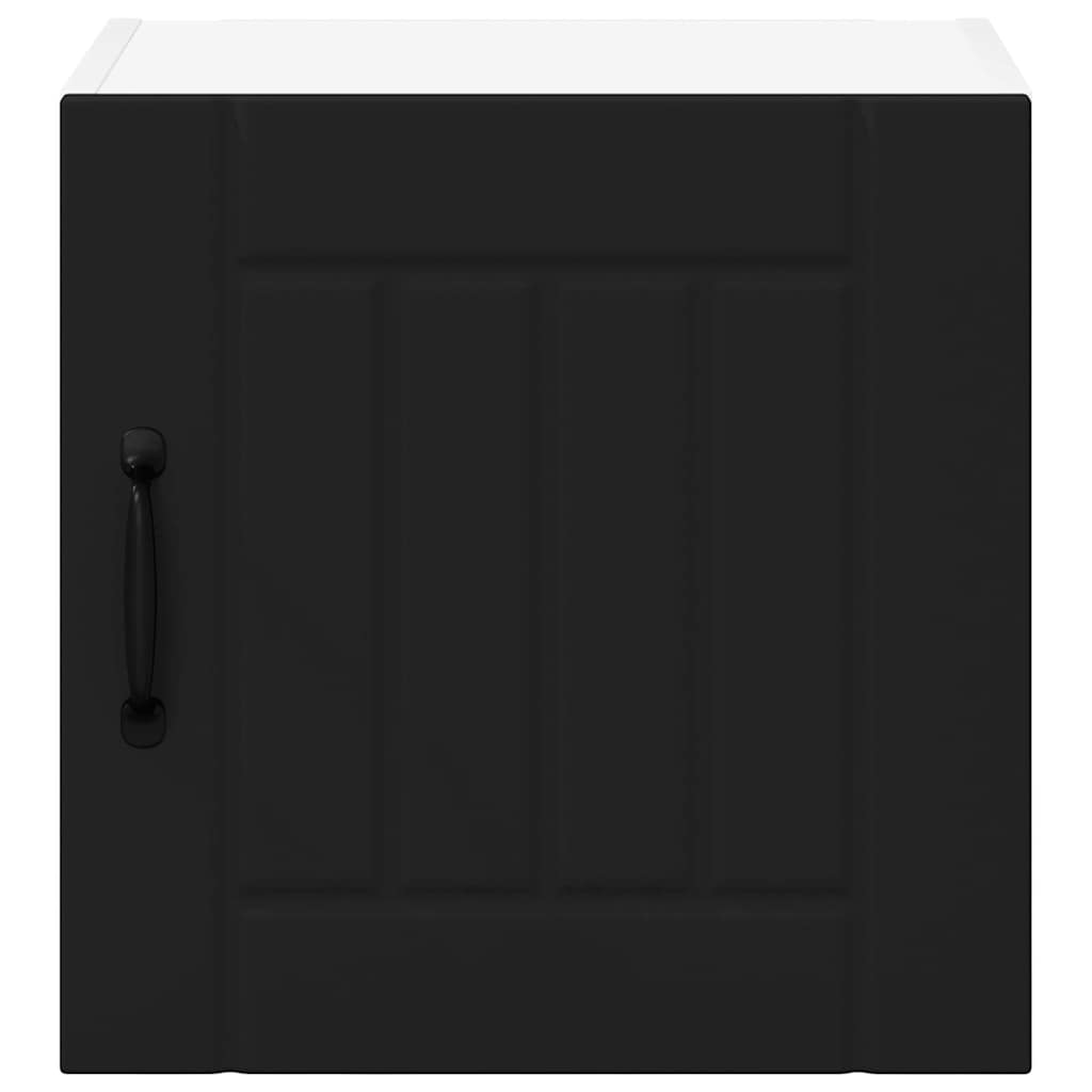 Kitchen Cabinet 2 pcs Black 40 x 31 x 40 cm Engineered Wood