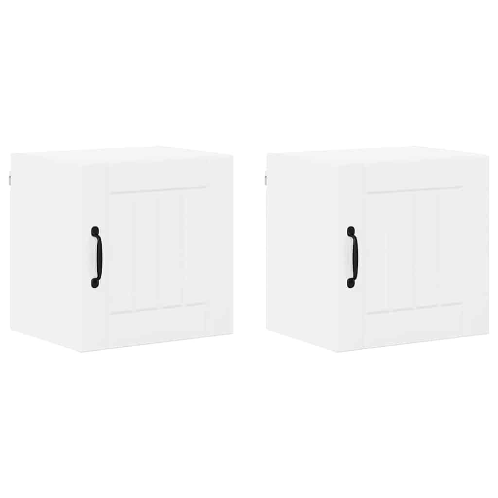 Kitchen Cabinet 2 pcs High Gloss White 40 x 31 x 40 cm