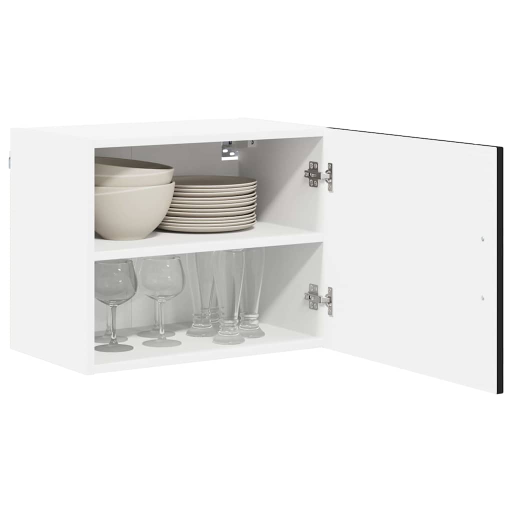 Kitchen Cabinet 2 pcs Black 50 x 31 x 40 cm Engineered Wood