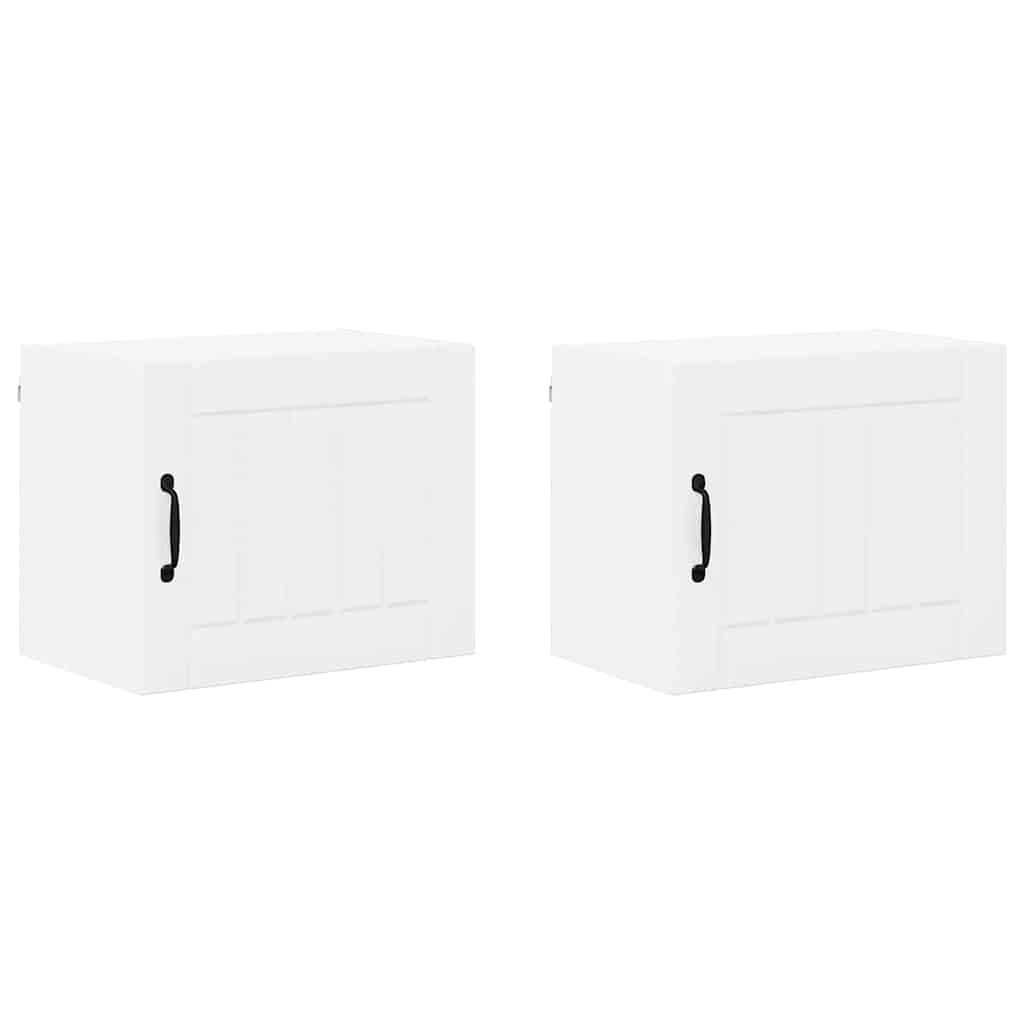 Kitchen Cabinet 2 pcs High Gloss White 50 x 31 x 40 cm