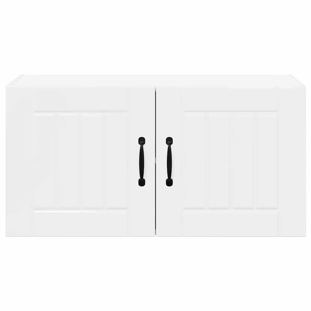 Kitchen Cabinet with Shelf High Gloss White 80 x 31 x 40 cm