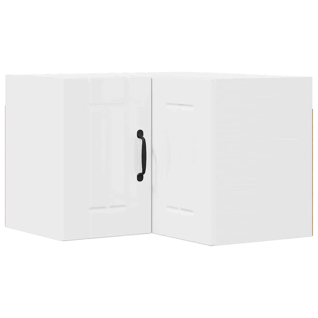 Kitchen Cabinet with Shelf High Gloss White 57 x 57 x 40 cm