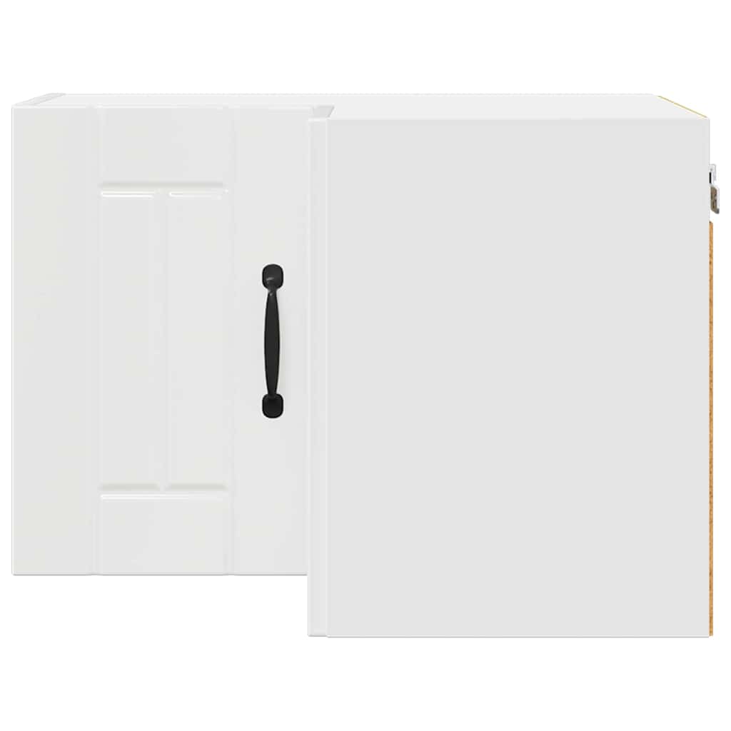 Kitchen Cabinet with Shelf High Gloss White 57 x 57 x 40 cm